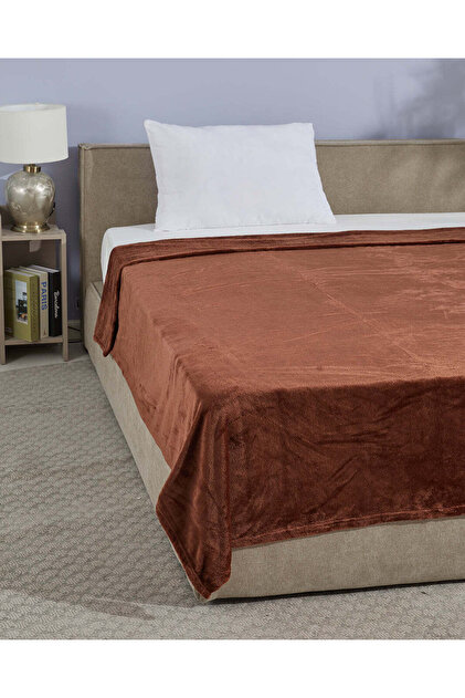 Brown Flannel Blanket – Single Size