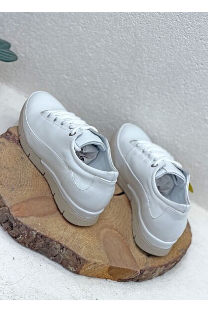 Mammamia D26YA-3980 HAKİKİ DERİ ORTOPEDİK SNEAKER GÜNLÜK SPOR