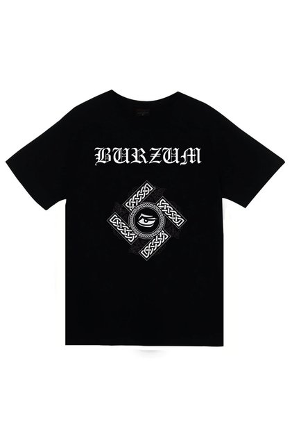 Burzum Müzik Grubu - Belus Unisex %100 Pamuk Siyah T-shirt