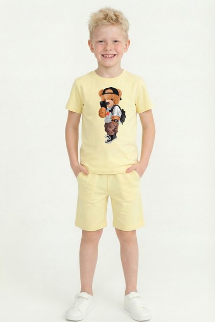 Boy's Printed Shorts Set B2