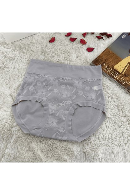 High Waist Lace Pack Shaping / Sculpting Panties – Laser Cut , No Trace, E Stretchy Women's Slip
