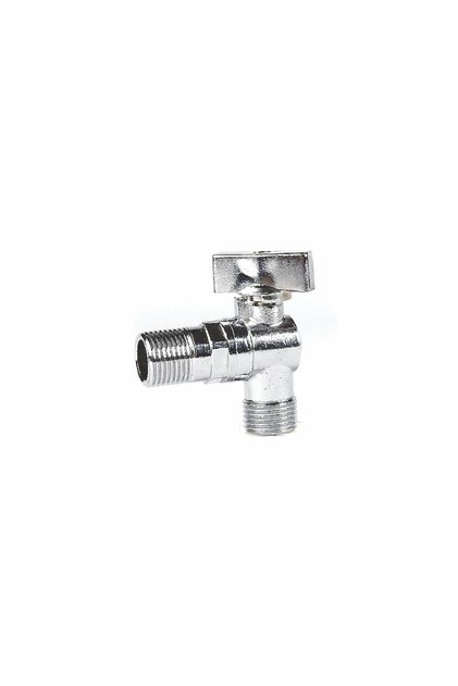Robinet de apă unghiular 1/2" x 3/8" alamă cu rozetă Premium Top Line