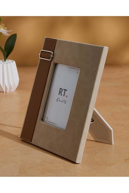 Beige Embellished Decorative Photo Frame