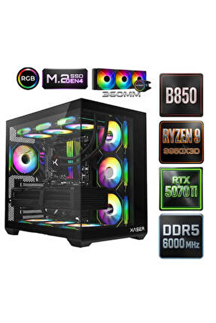Zeiron Znx1158 Ryzen 9 5900x 16GB DDR4 512GB M2 NVMe SSD RTX3050