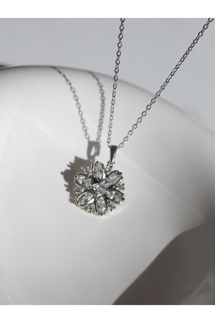 Jewelled Flower Necklace