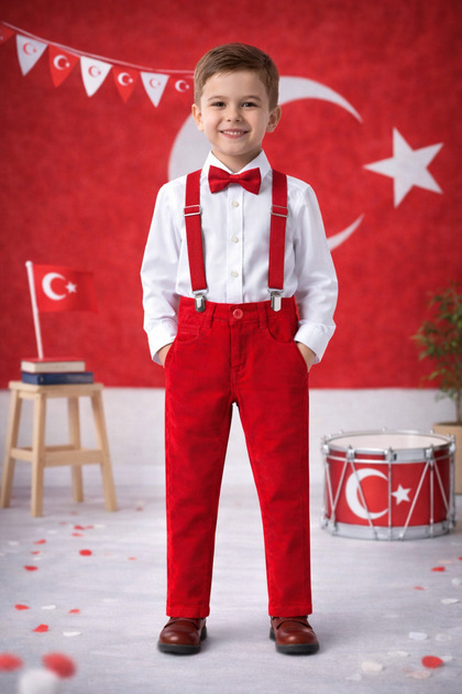 Boy's Salopet Suit 23 April Show Outfit