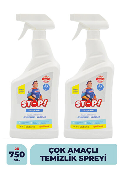 STOP Forte Zorlu Leke Seti 6 x 750 ML Leke, Derz,Yağ,Kir