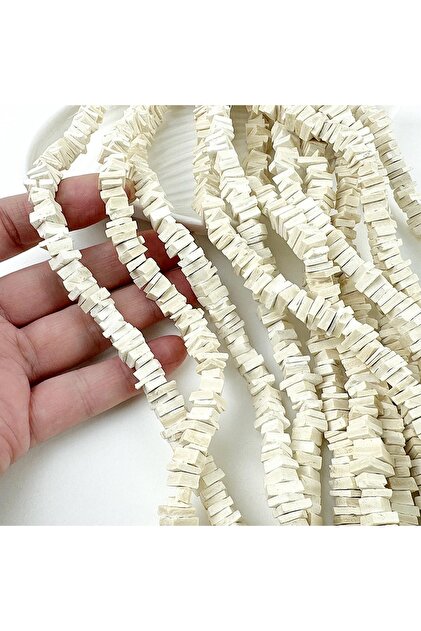 Coconut Tree Wooden Beads 1 String Average 40 cm