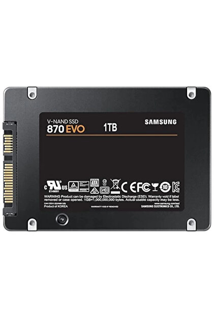 Samsung 1TB 870 560/530MB/s EVO MZ-77E1T0BW SSD (Resmi Distribütör