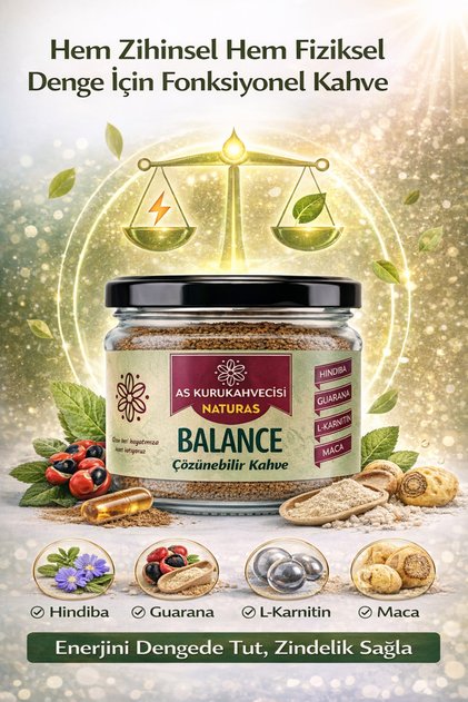 Naturas Balance 120 g (Hindiba, Guarana, L-Karnitin, Maca, Ginseng, İnülin)