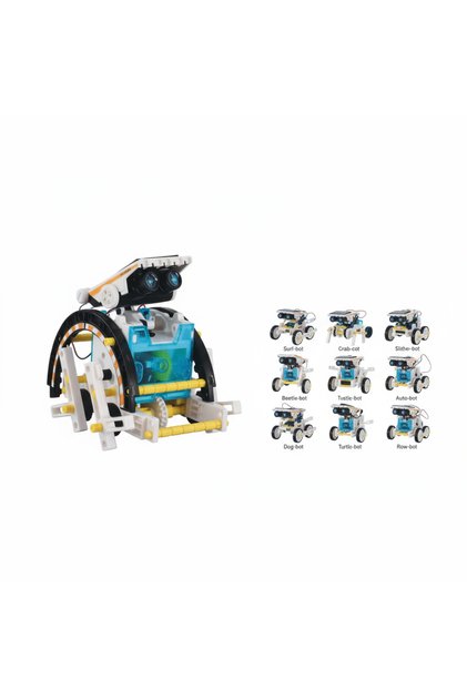 12-in-1 Güneş Enerjili Robot Seti