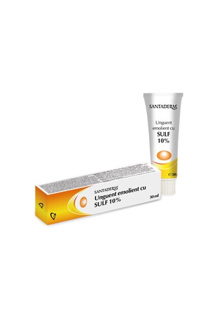 Unguent emolient cu sulf 10% 30 ml 30 ml