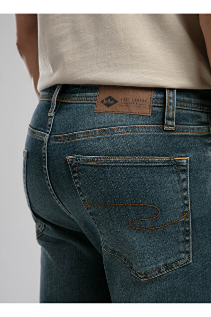 Lee Cooper Normal Bel Slim Straight Mavi Erkek Denim Pantolon 262
