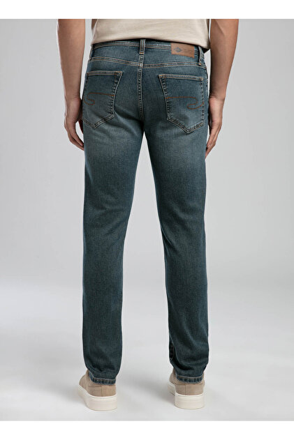 Lee Cooper Normal Bel Slim Straight Mavi Erkek Denim Pantolon 262