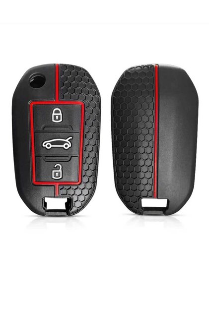 For Peugeot 301 308 208 508 2008 3008 Citroen C3 C4 Opel Combo Luggage Honeycomb Patterned Key Case Cover