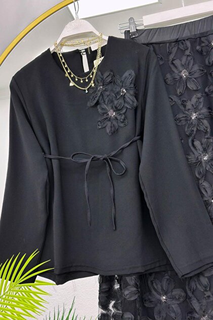 VOLT CLOTHİNG Eteği Tül Çiçekli İkili Takım - Fiyatı, Yorumları