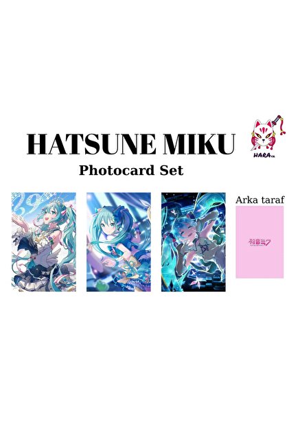 Hara Company Project Sekai Hatsune Miku Photocard Seti