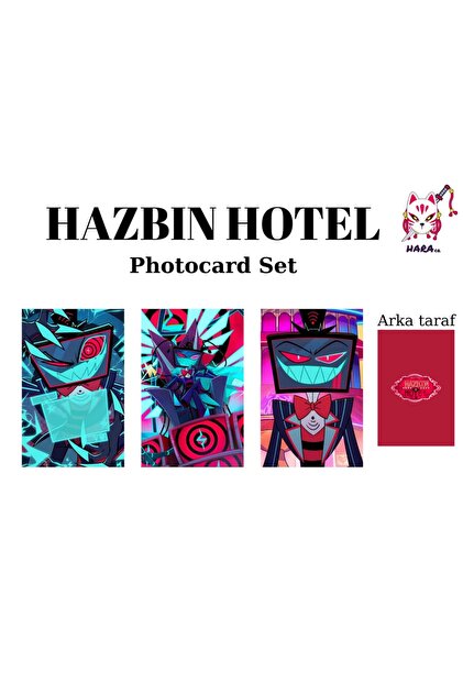 Hara Company Hazbin Hotel Lucifer Photocard Seti / Koleksiyon