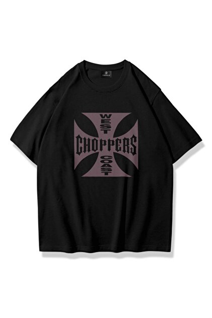Trendiz Unisex West Coast Choppers Tshirt Siyah - Fiyatı, Yorumları