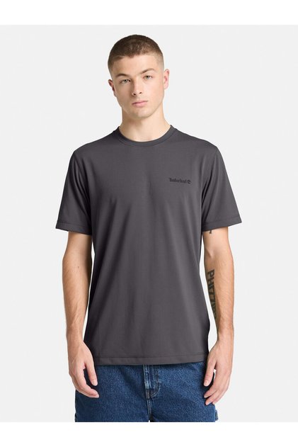 Quick-Dry Short Sleeve Tee Men's Gray Tshirt Tb0A6Eksw081