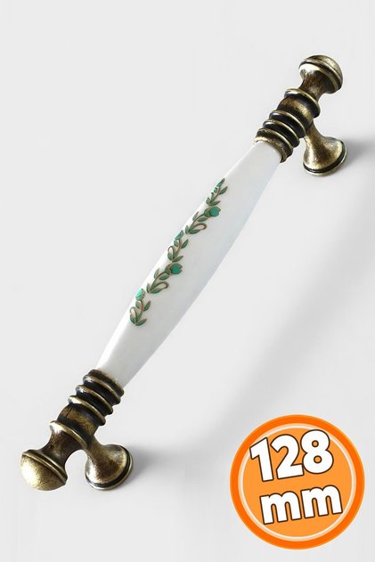 Porcelain Antique White 160 mm Furniture Kitchen Cabinet Cupboard Handle Handles