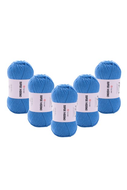 25% Μάλλινο τεμάχια Super Merino 5 τεμαχίων - 1256