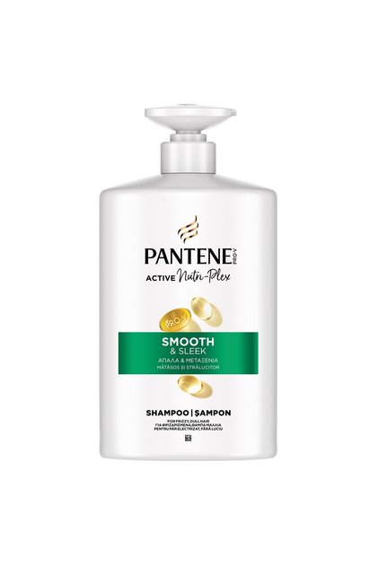 Pro-V Smooth & Sleek, sampon, pantru par rebel, fara stralucire, 800 ml