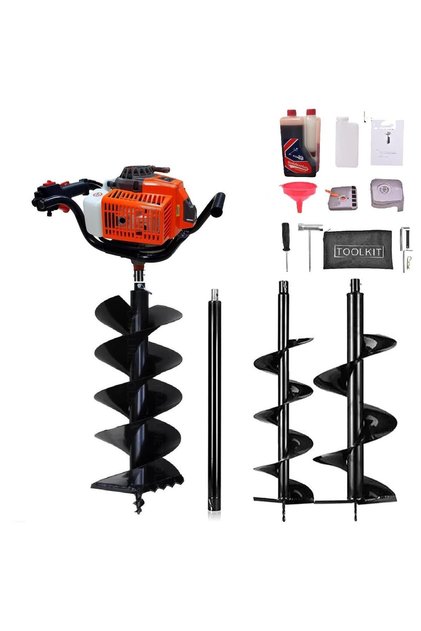 GP630 Çift Helezonlu Toprak Burgu Makinası Seti 3.1 Hp