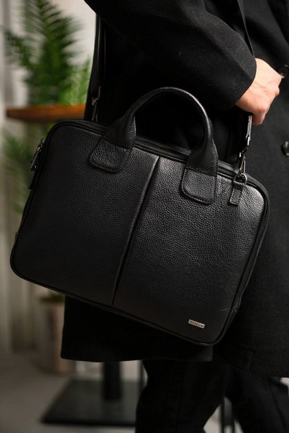 Bruno Model Hakiki Deri Evrak Ve Laptop Çantası
