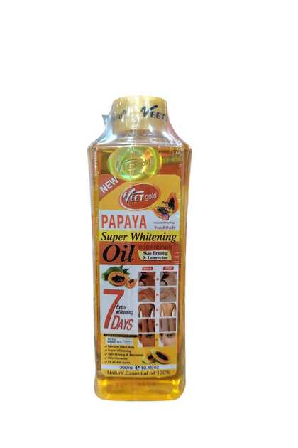 Fit Gold Papaya Oil for Body Lightening and Firming 300ml
