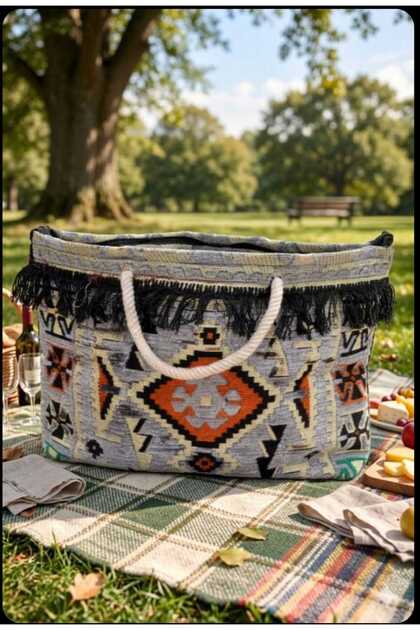 Picnic Fashion: Carry Elegance and Freshness with You. 53 Cm-35Cm Picnic Size Bag Pieces