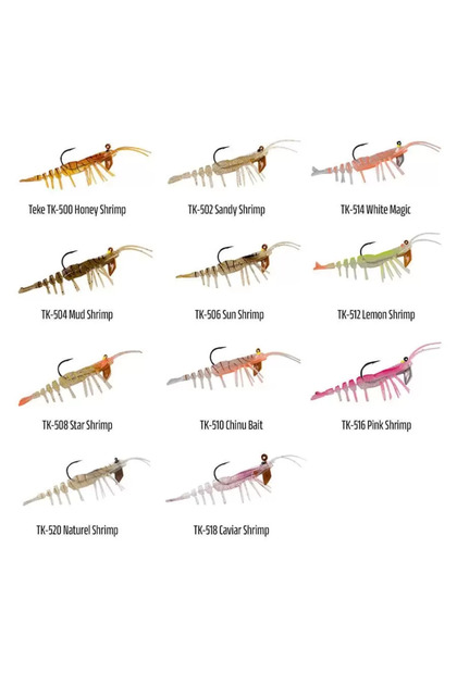 Teke Shrimp 7.5cm 7gr Silikon Karides
