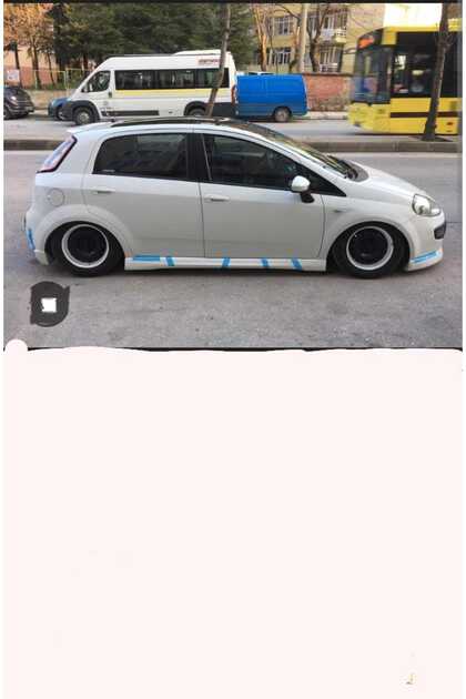 Fiat Grande punto yan marşpiyel takımı fiber boyasız