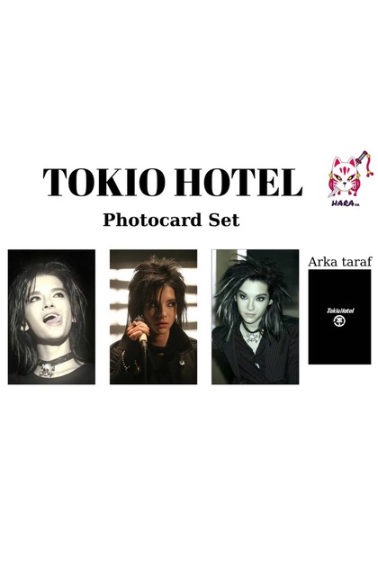 Hara Company Tokio Hotel Photocard Seti / Koleksiyon Kartı Seti v3