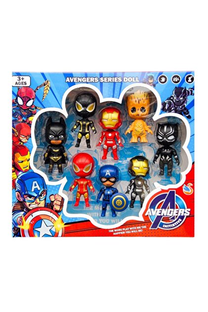 smilechild Thor Ironman Kaptan Amerika Batman Superman Figür 6'lı