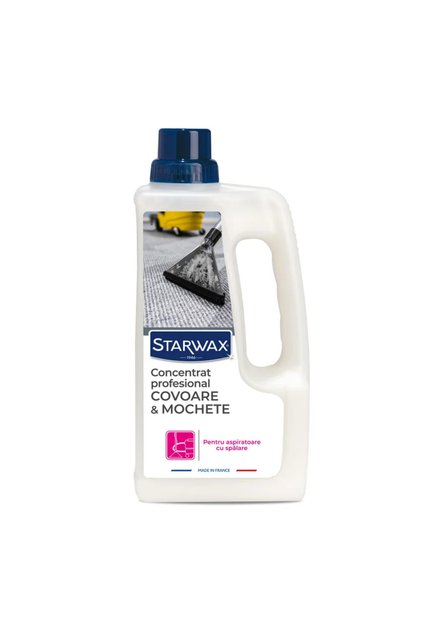 Solutie concentrata pentru aspiratoare cu spalare a covoarelor si mochetelor, Starwax, 1 L