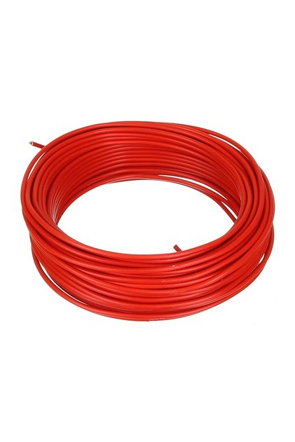 Електрически кабел FY, H07V-U, 2.5 mm², 25 метра, червен