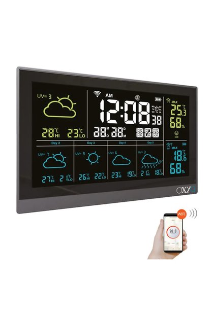 Statie meteo fara fir, Oxyo2, Wi-Fi, cu transmitator exterior