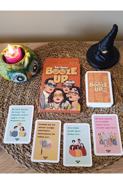 Booze up Drinking Game Classic Version - 50 Cards with Pouch Gift | Fun Card Game