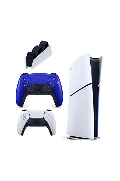 Sony Playstation 5 Slim 1TB Dijital + 2. kol Cobalt Blue mavi +