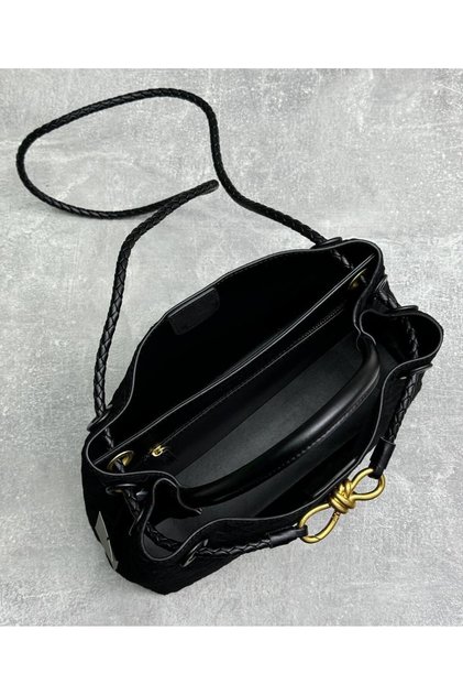 Black Suede Bag