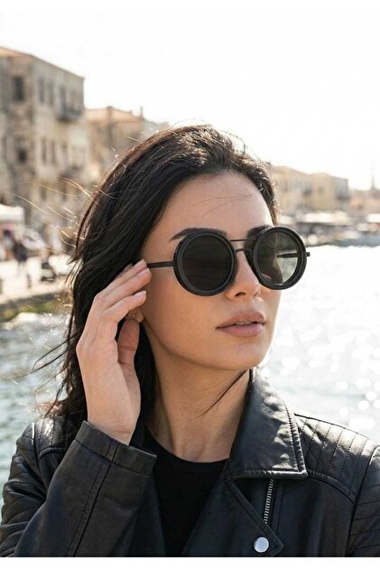 Round Sunglasses with Adjustable Nd 2-400X Filter - Gradually Darkening Fleece Sizes Retro Glasses