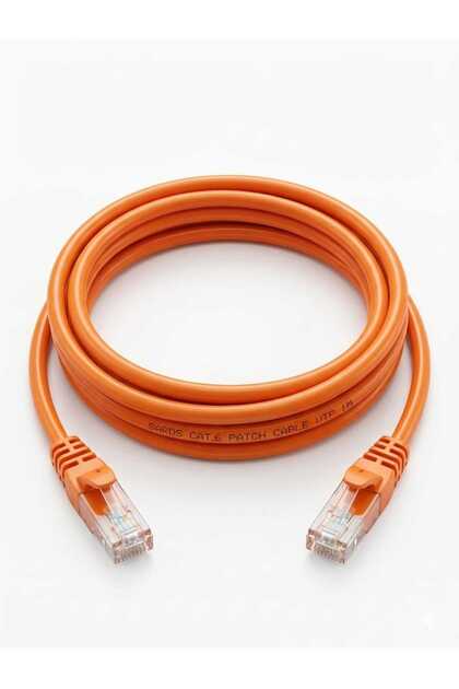 كابل شبكة إيثرنت عالي السرعة CAT6 RJ45 بطول 1.5 متر (كابل توصيل UTP) مع علبة