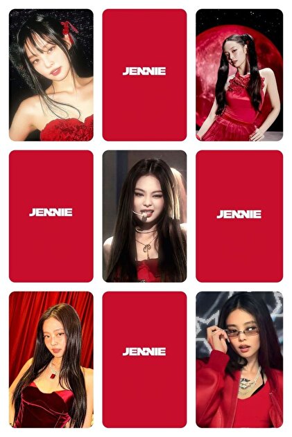 animeandyourworld BLACKPİNK JENNİE ROSE JİSOO LİSA 1 ADET FOTOKART