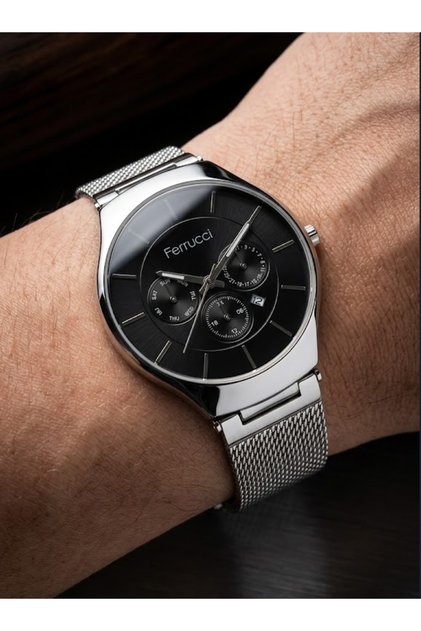Steel Case, Steel Band Men's Wristwatch Fc10938H.03