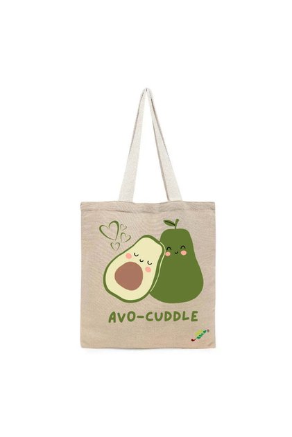 Tote Bag - Avo Cuddle Printed Stylish Carry-All Cotton Tote Set of 01