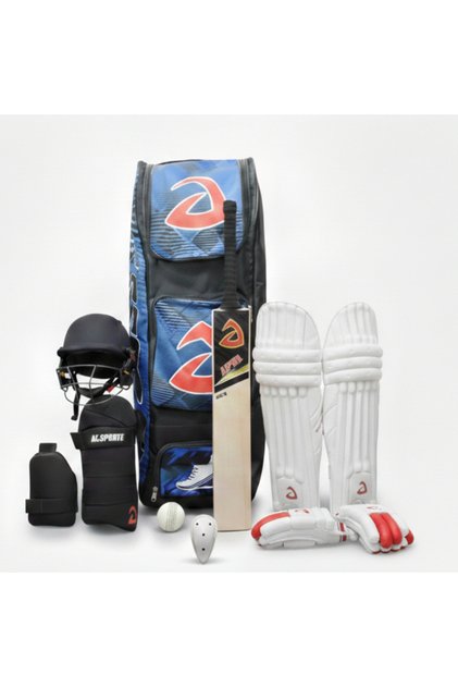Adult Cricket Kit for Leather Ball (Right Hand Batsman)