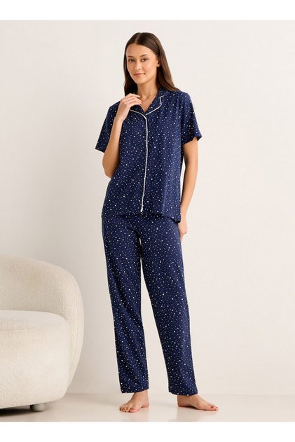 Pyjama Set Button-Down Shirt and Pants