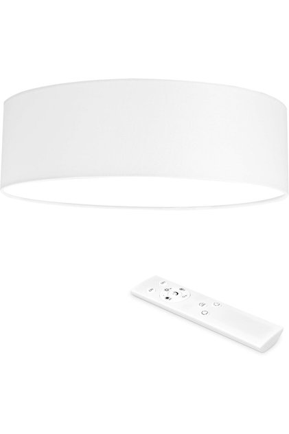 Lampă de tavan LED, 22W, telecomandă, culoare, temperatură și luminozitate reglabile, diametru 32 cm, alb