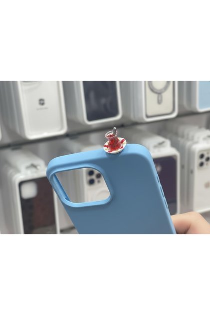 iPhone 15 Tea Cup Shaped Silicone Case (You Can Ask Questions for Different Models)